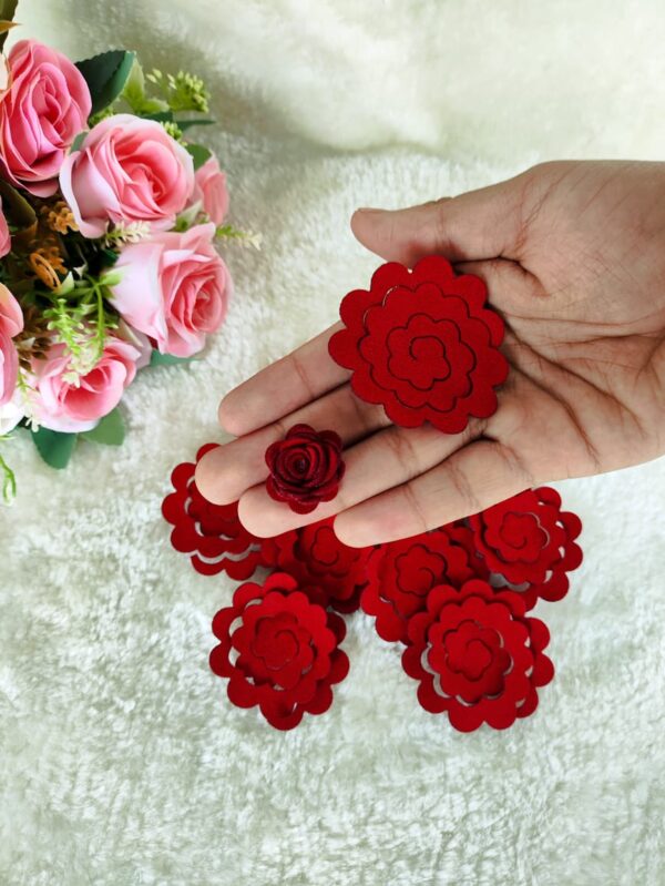 Aplique de Rosas <br>5,5 x 5,3 cm - Unidade <br> - Image 5