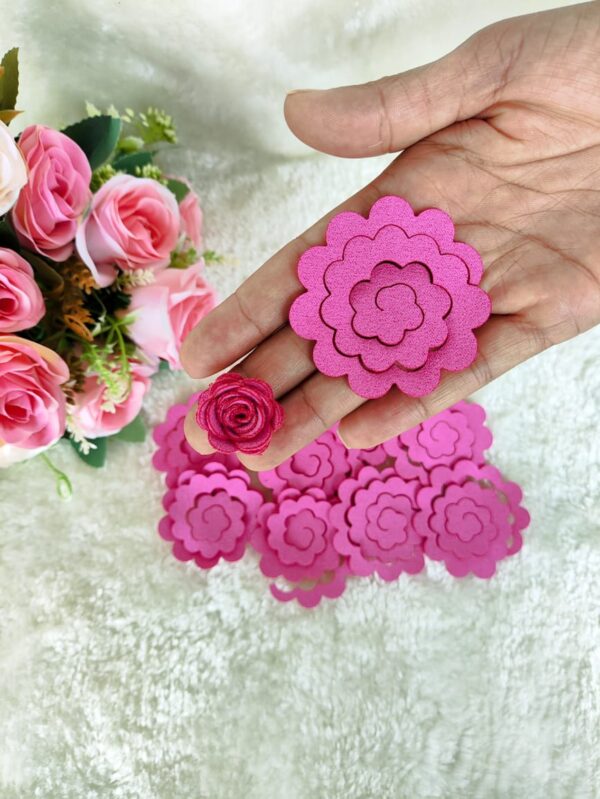 Aplique de Rosas <br>5,5 x 5,3 cm - Unidade <br> - Image 4