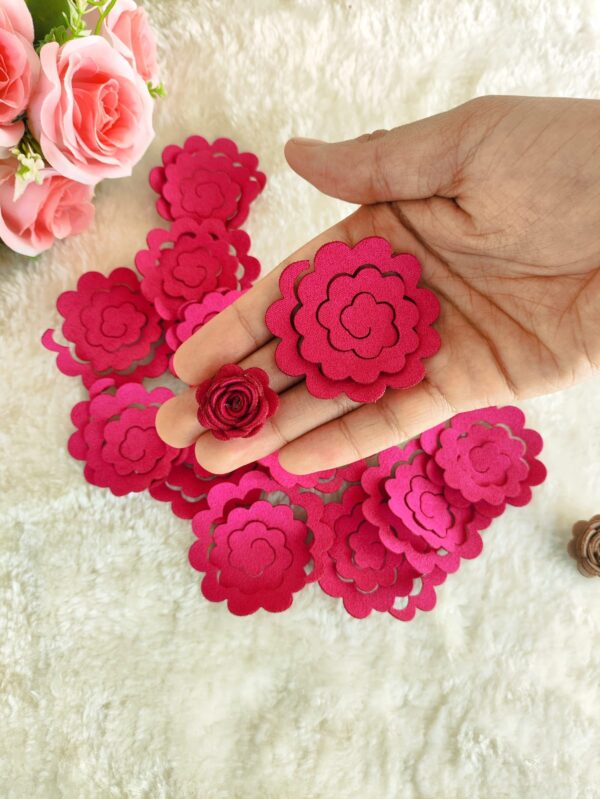 Aplique de Rosas <br>5,5 x 5,3 cm - Unidade <br> - Image 6